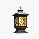 lampadaire extérieur classique éclairage led étanche pour jardin rétro