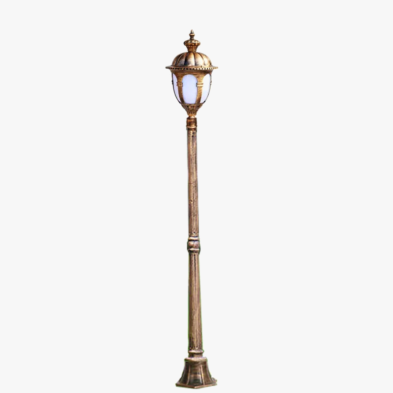 lampadaire extérieur étanche en aluminium pour jardin
