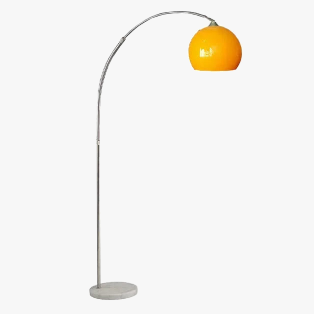 lampadaire incurvé nordique créatif en acier inoxydable pour intérieur