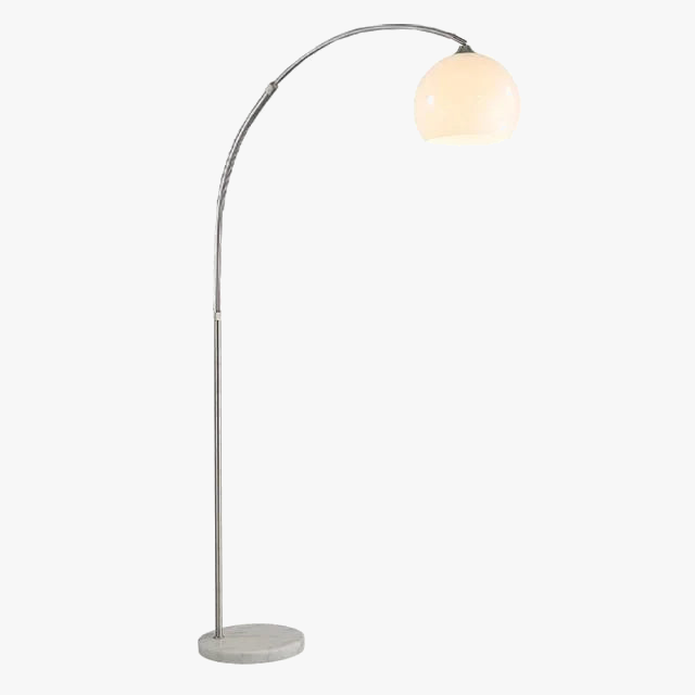 lampadaire incurvé nordique créatif en acier inoxydable pour intérieur