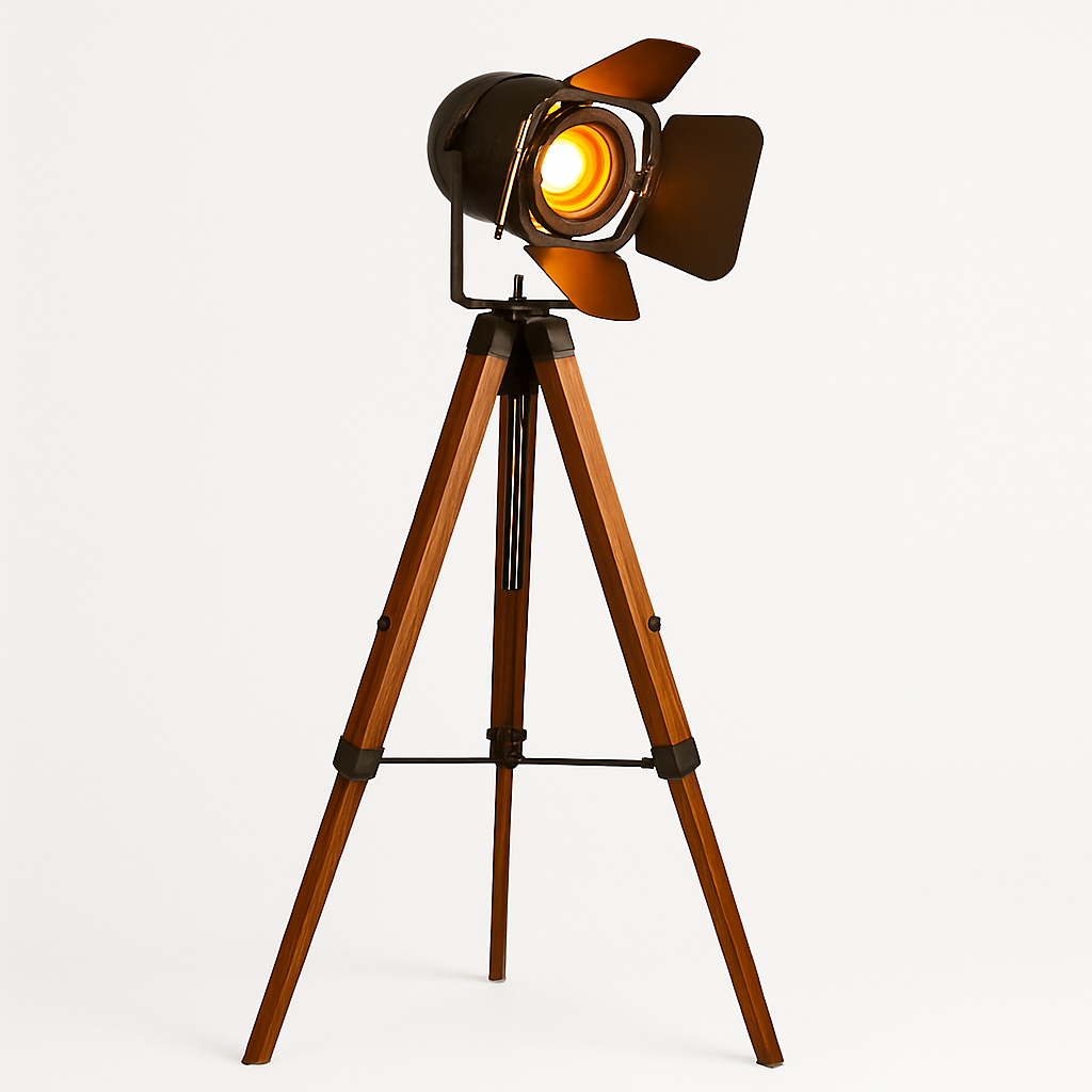Lampadaire industriel Loft américain rustique Vintage lampadaires pour salon bureau étude éclairage noir rouge LED bois
