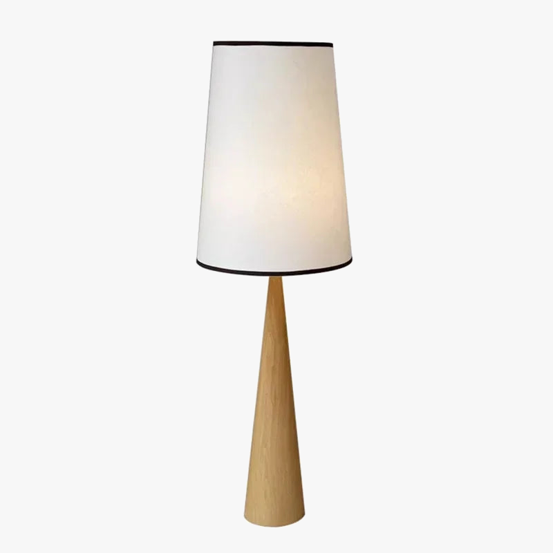 Lampadaire japonais au design Nordique en bois Wabi-sabi