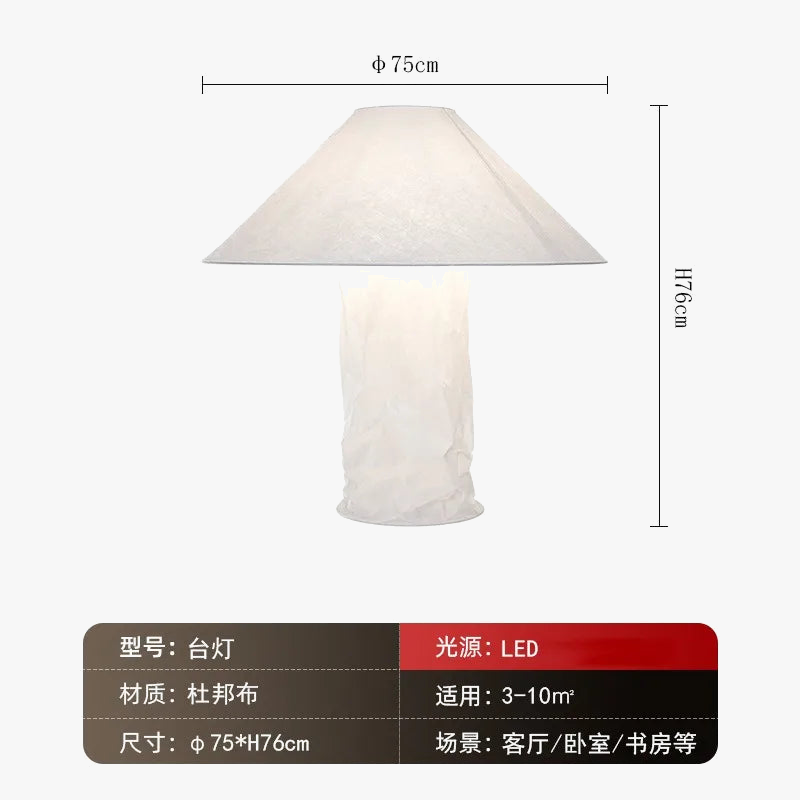 lampadaire japonais wabi-sabi en papier minimaliste moderne design élégant