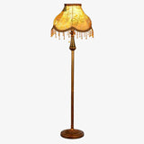 Lampadaire LED abat-jour en tissu sur pied