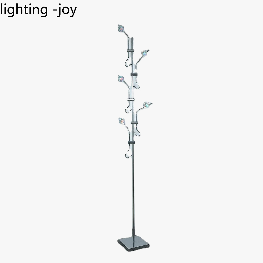 lampadaire led avec projection de coucher de soleil sur pied