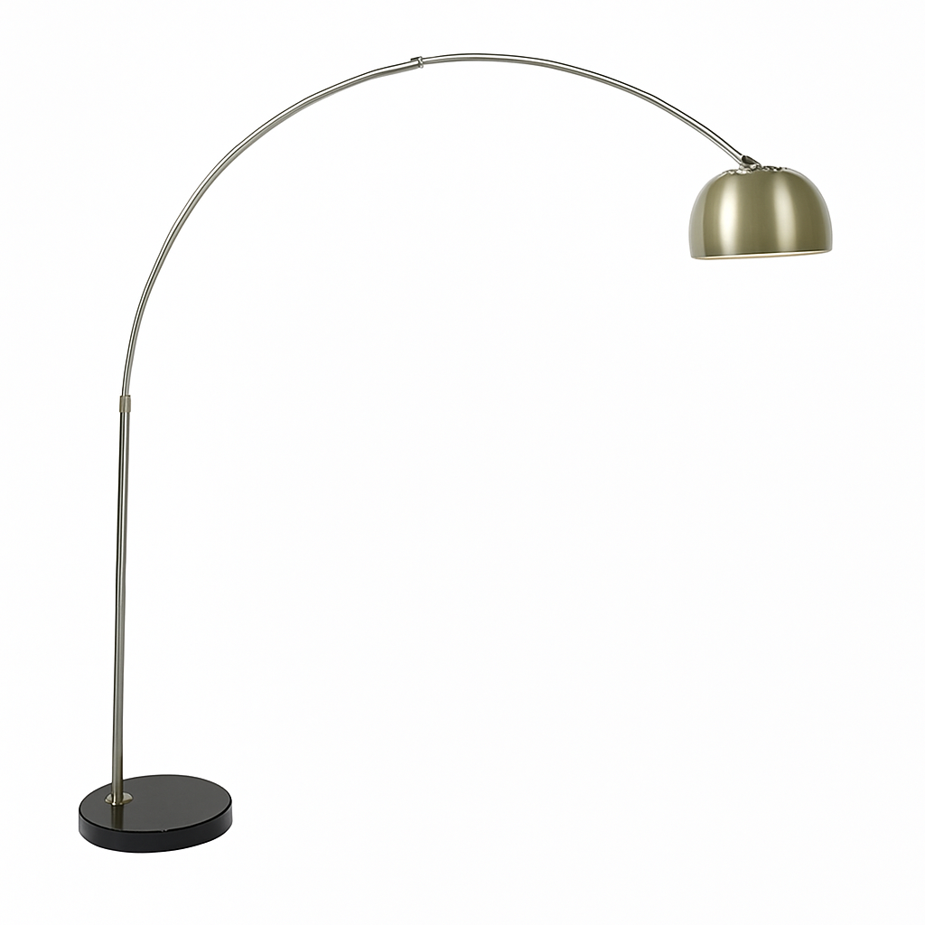 lampadaire led créatif en acier inoxydable lampara pie