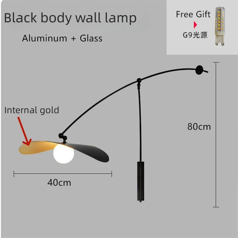 Lampadaire LED de pêche au design minimaliste moderne