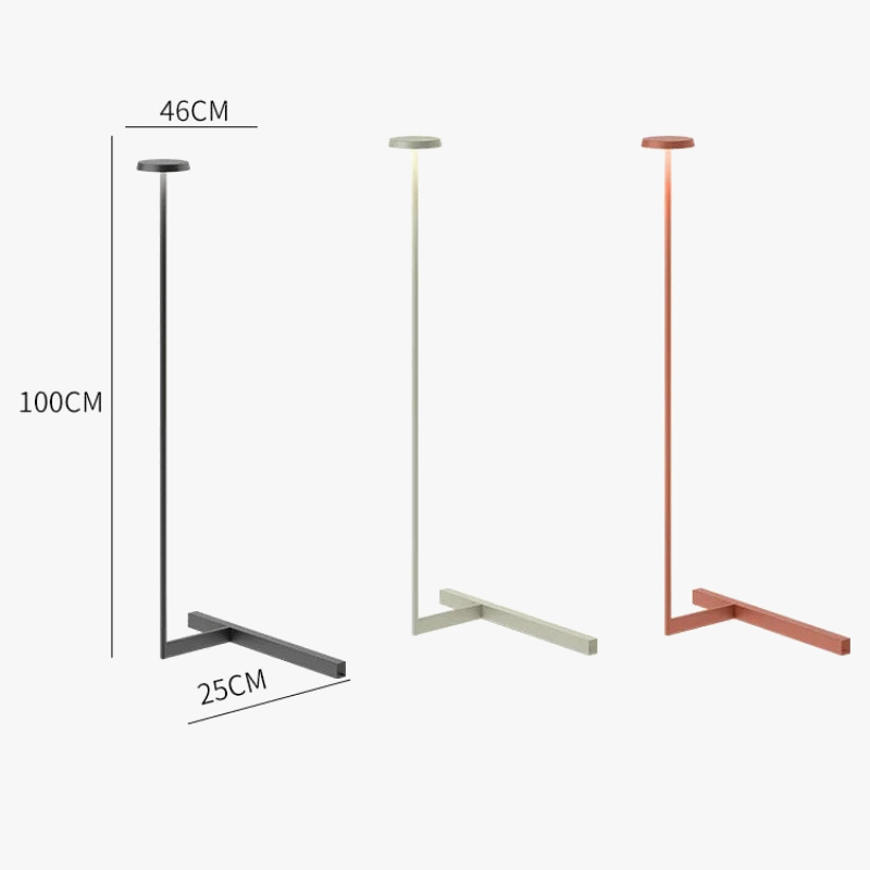 lampadaire à led design créatif pour décoration moderne