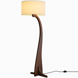 lampadaire led en bois design moderne luminaire décoratif idéal