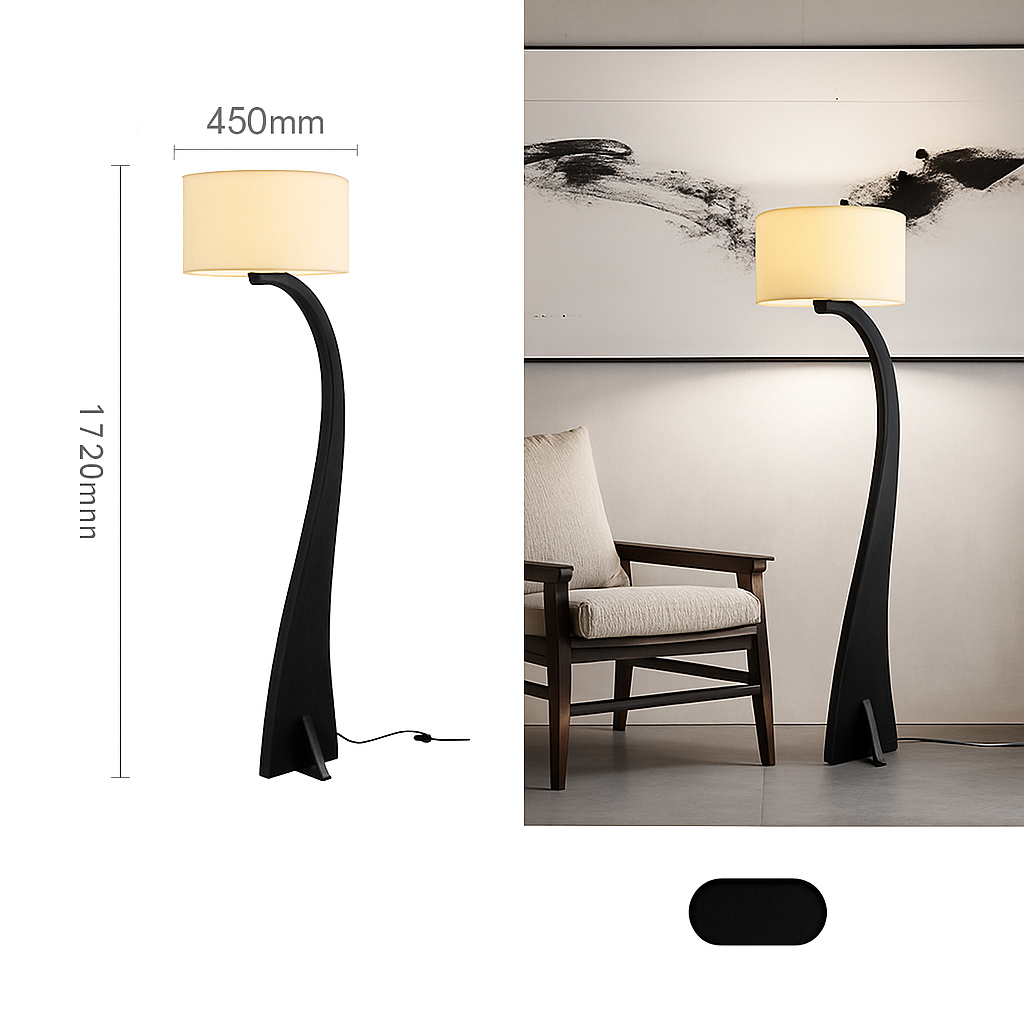 lampadaire led en bois design moderne luminaire décoratif idéal