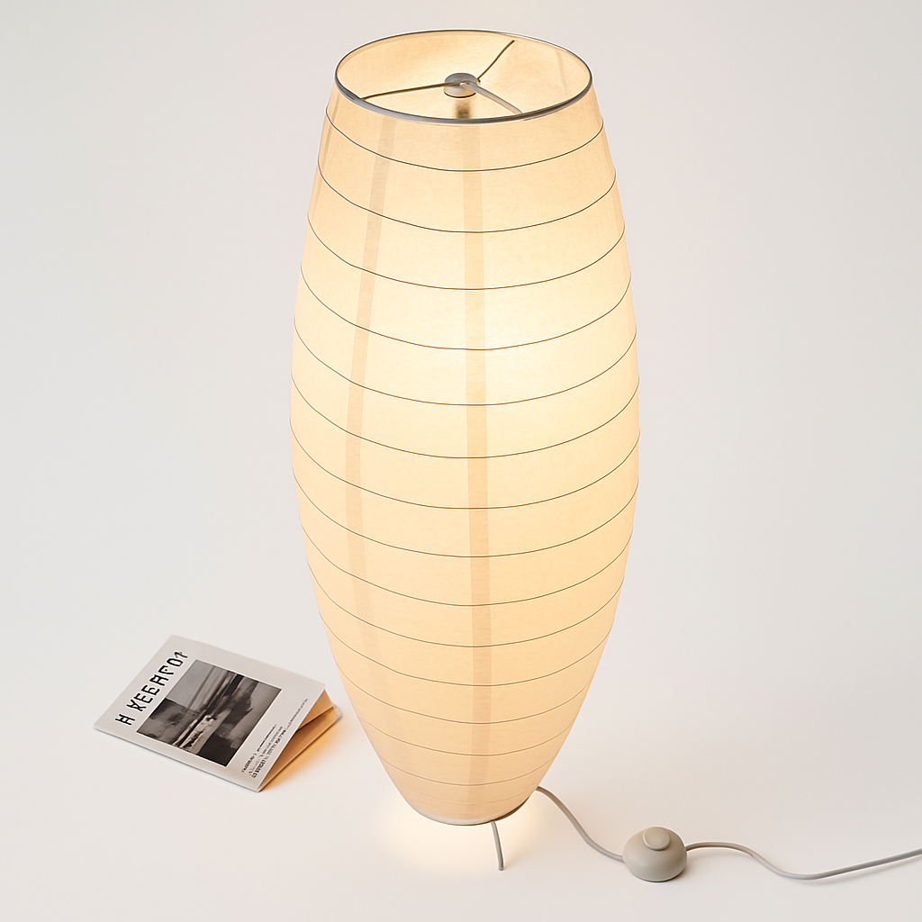 lampadaire led en papier tissé style nordique luminaria lampara de