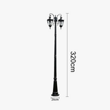 lampadaire led européen éclairage extérieur industriel pour jardin et route