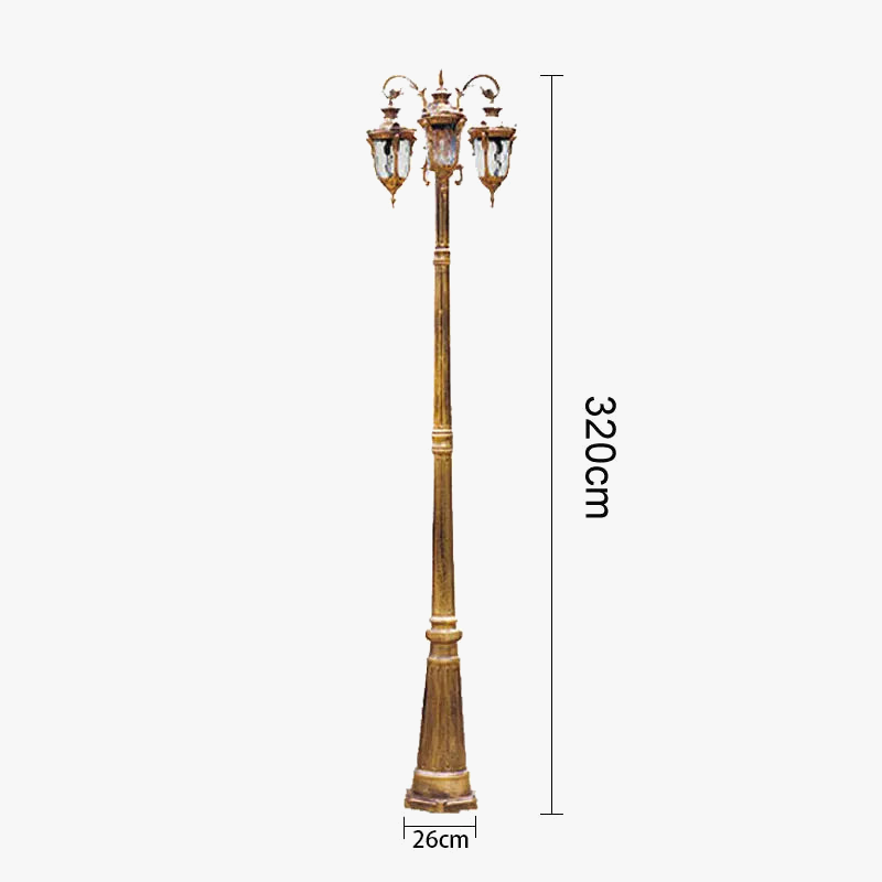lampadaire led européen éclairage extérieur industriel pour jardin et route