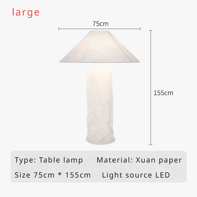 lampadaire led japonais en papier pour décoration maison