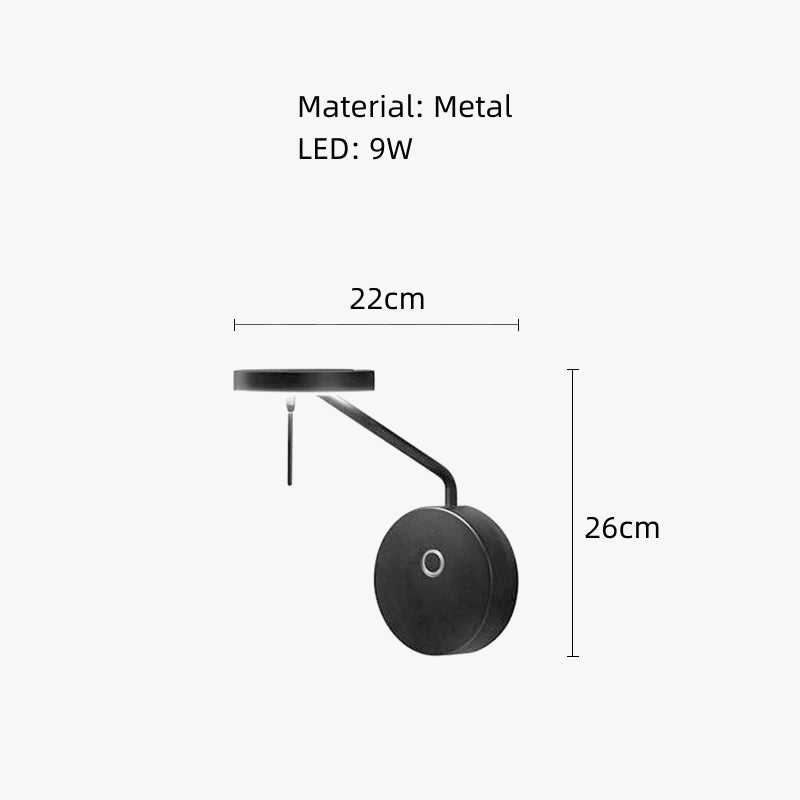 Lampadaire LED minimaliste rotatif 3000/4000K
