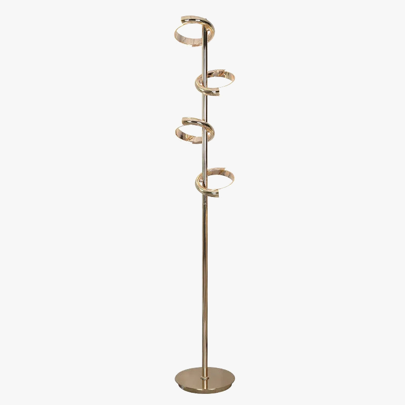 lampadaire led moderne en fer acrylique pour décoration intérieure