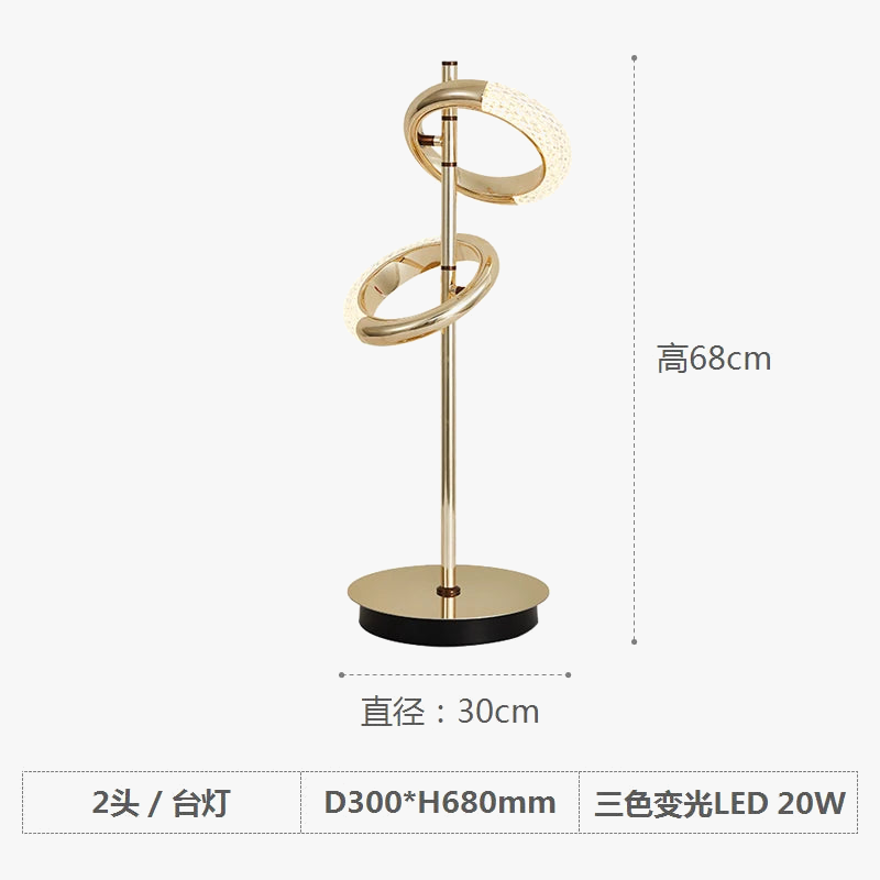 lampadaire led moderne en fer acrylique pour décoration intérieure