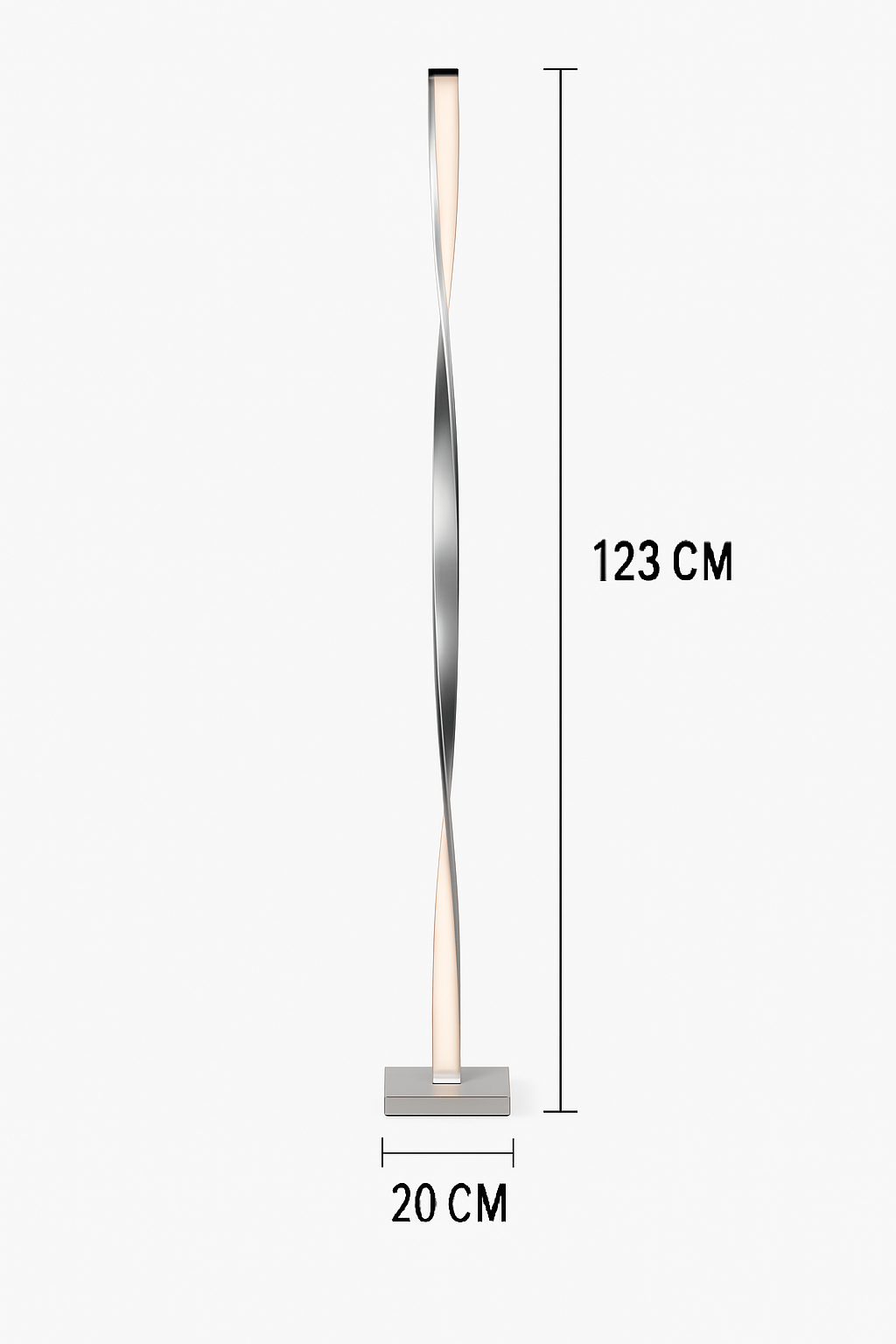 lampadaire led moderne à intensité variable pour intérieur