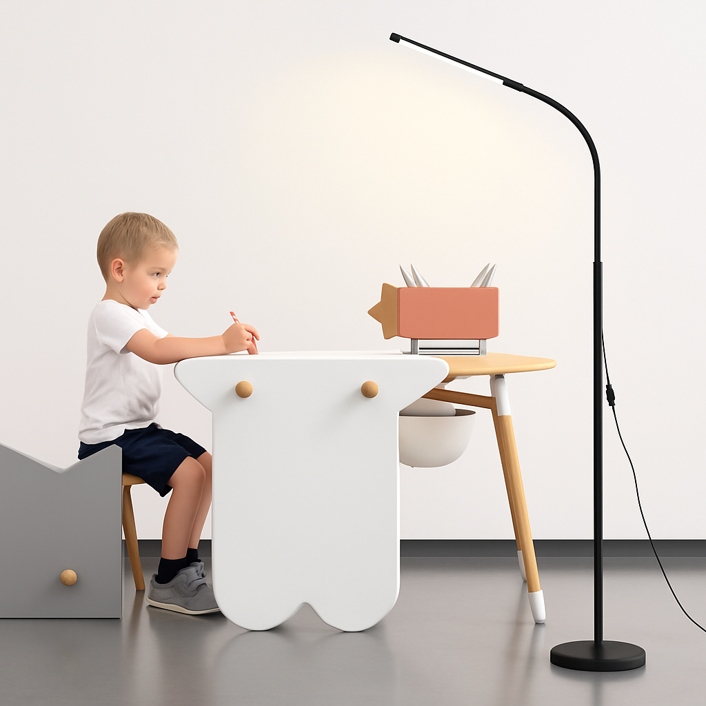 lampadaire led moderne pour lecture et étude