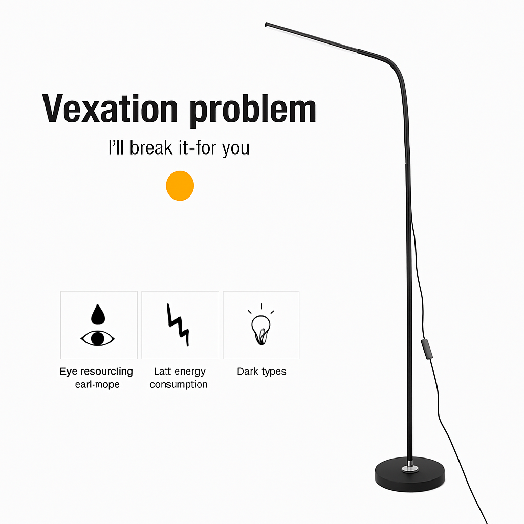 lampadaire led moderne pour lecture et étude
