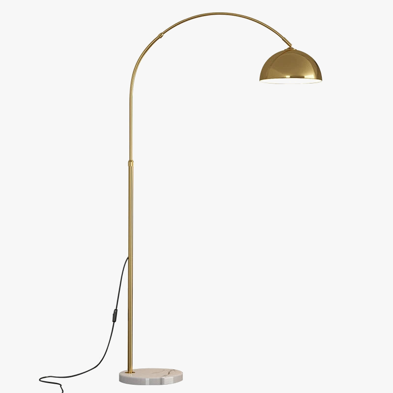 Lampadaire LED moderne Simple Base en marbre métal debout lumière chambre salon décoration coin lampadaire