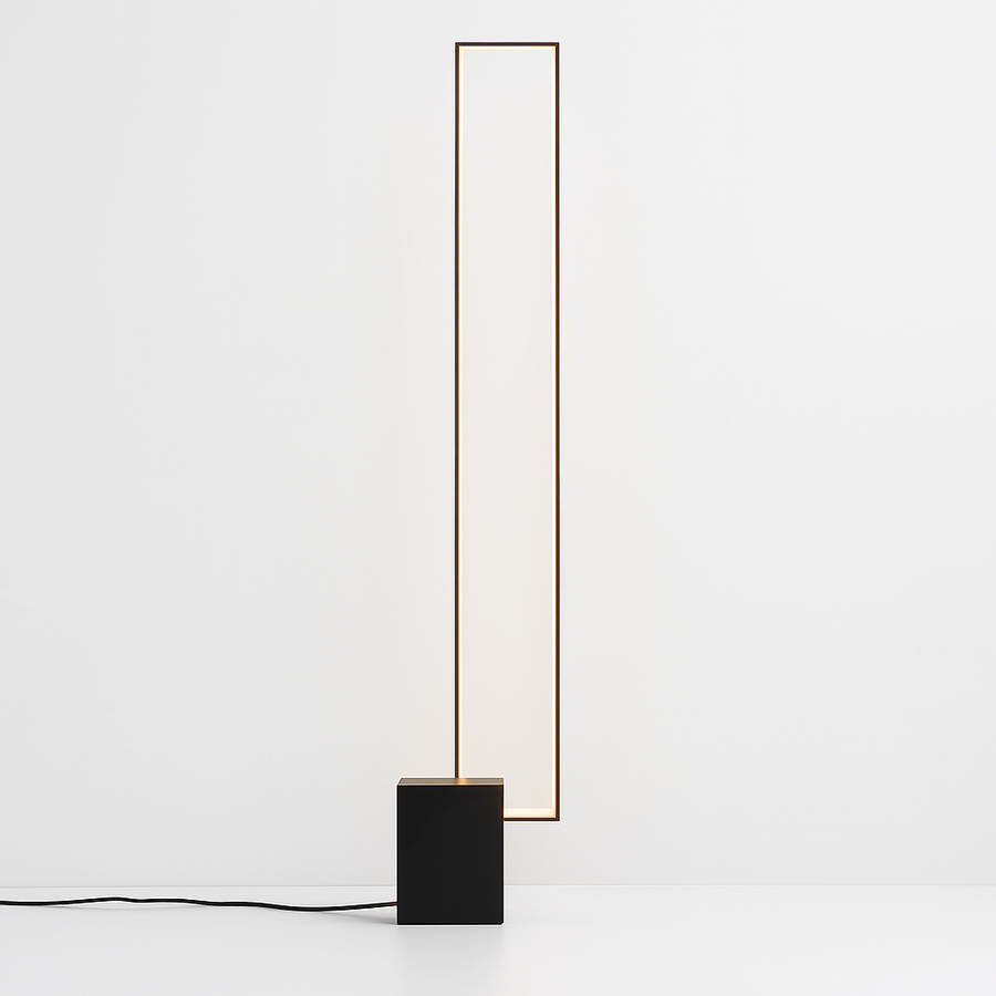 Lampadaire Led rectangulaire moderne