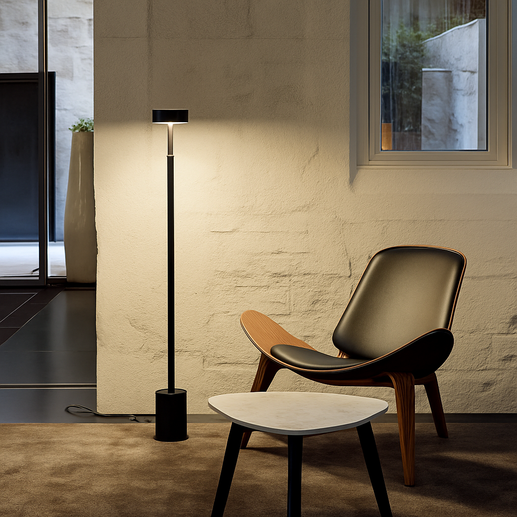 Lampadaire LED salon maison déco nordique lecture sol