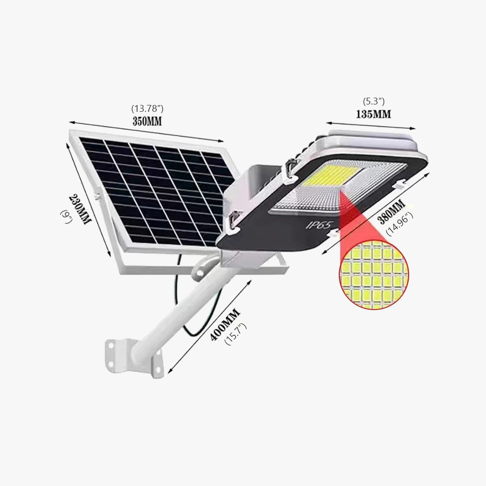 lampadaire led solaire super lumineux pour extérieur et jardin