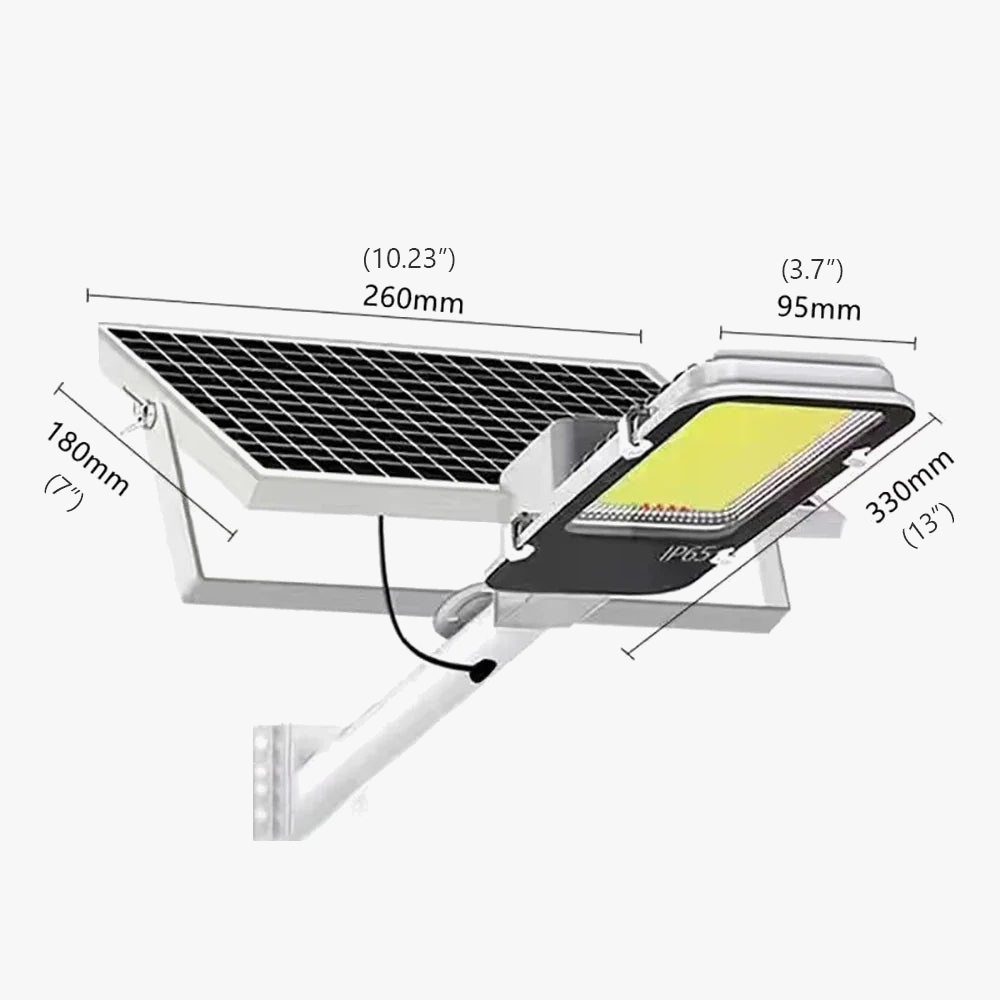 lampadaire led solaire super lumineux pour extérieur et jardin