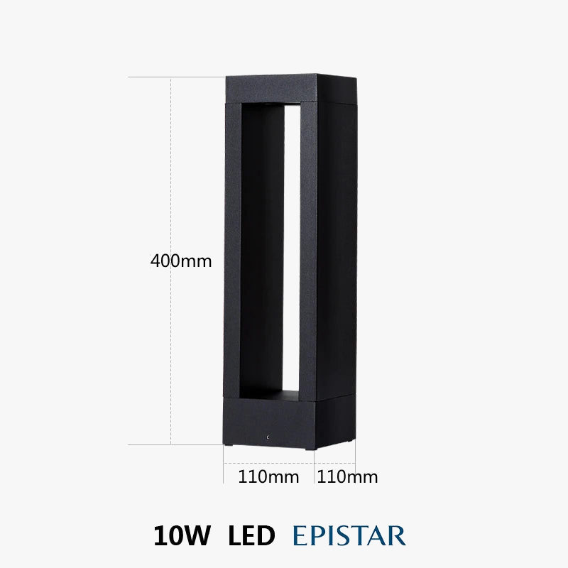 lampadaire led étanche pour éclairage extérieur de jardin