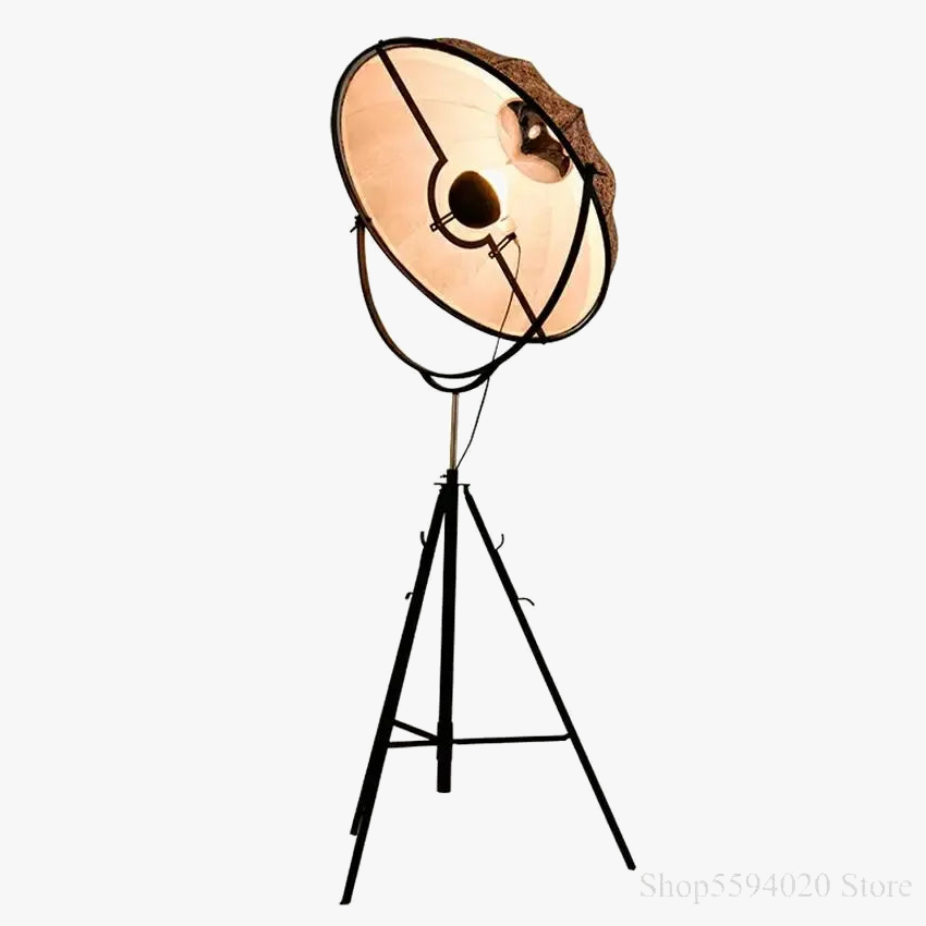 lampadaire loft trépied led réglable forme satellite