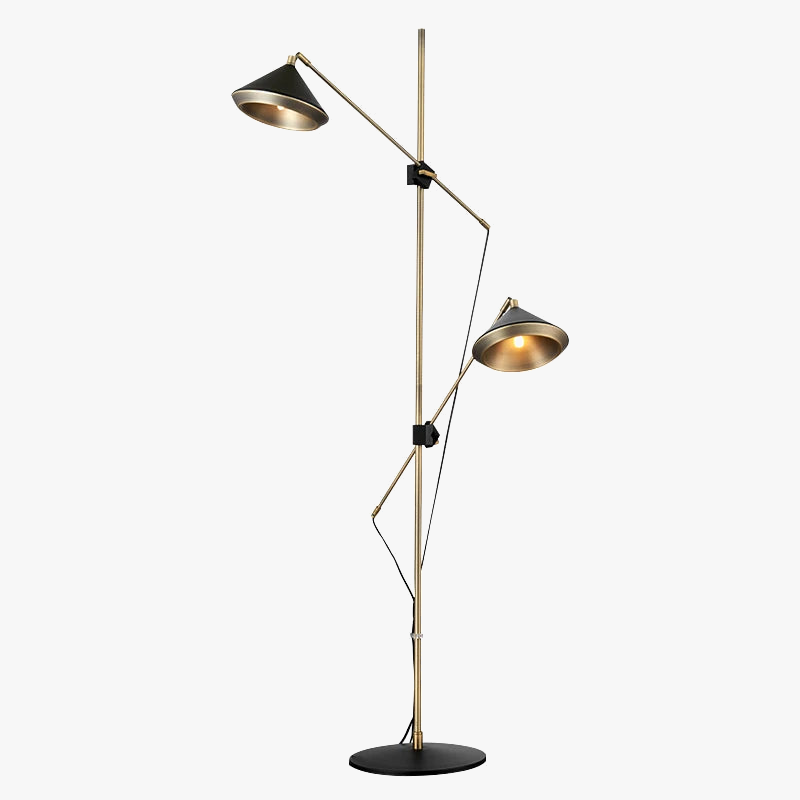 lampadaire moderne avec haut-parleur design luxe réglable