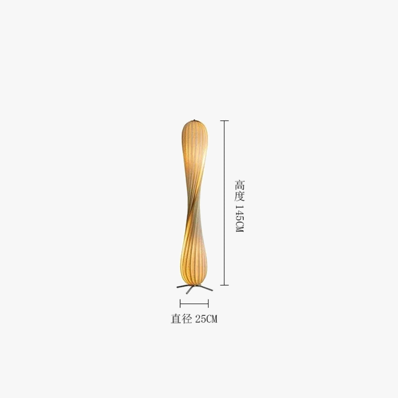 lampadaire moderne design luxe courbé pour éclairage élégant