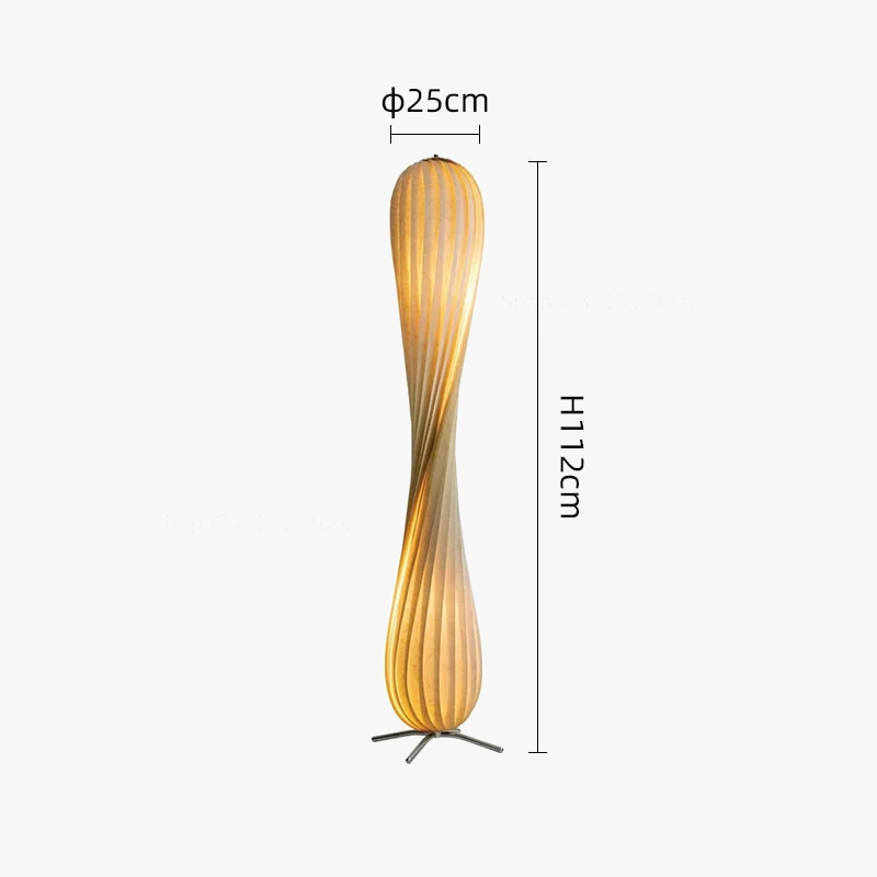 lampadaire moderne design luxe courbé pour éclairage élégant