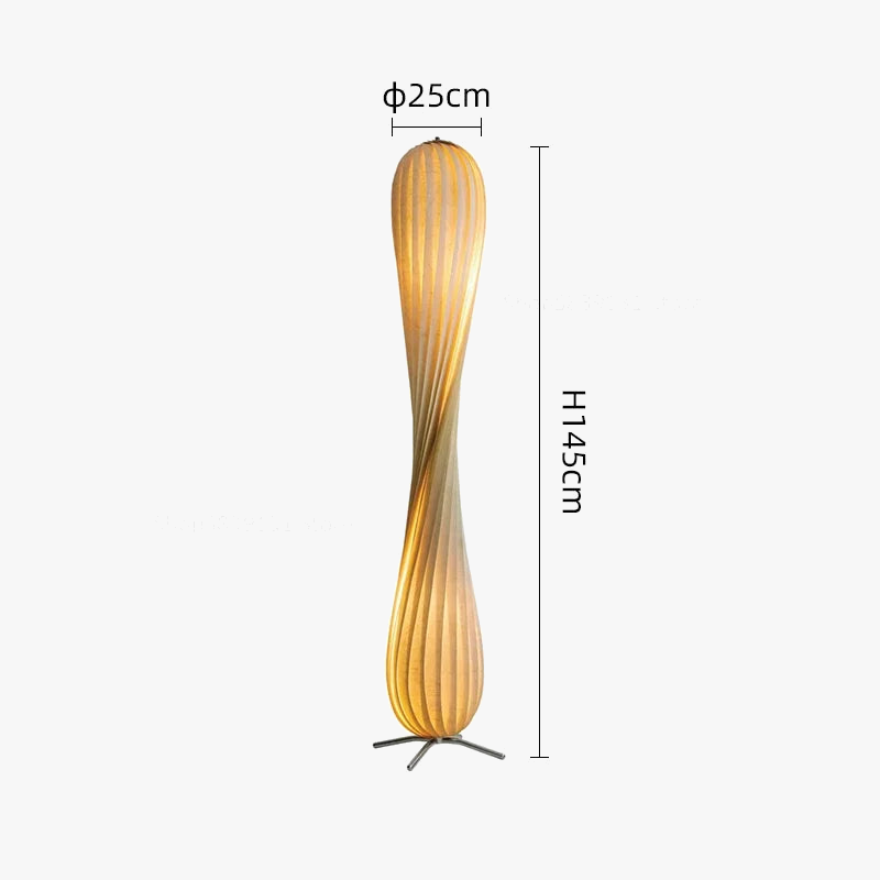 lampadaire moderne design luxe courbé pour éclairage élégant