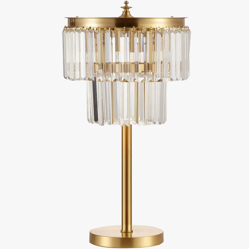 lampadaire moderne en verre et cuivre pour hôtel et bureau