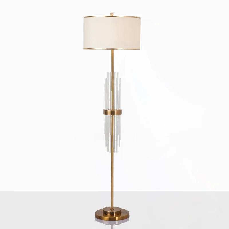 lampadaire moderne en verre pour un éclairage intérieur élégant