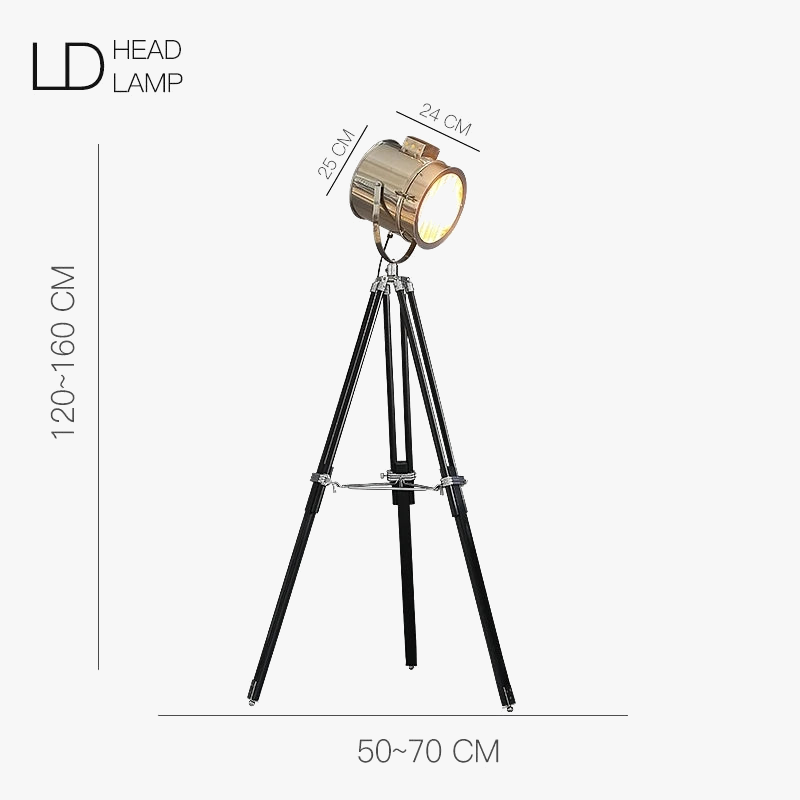 lampadaire moderne métal nordique trépied créatif gzmj