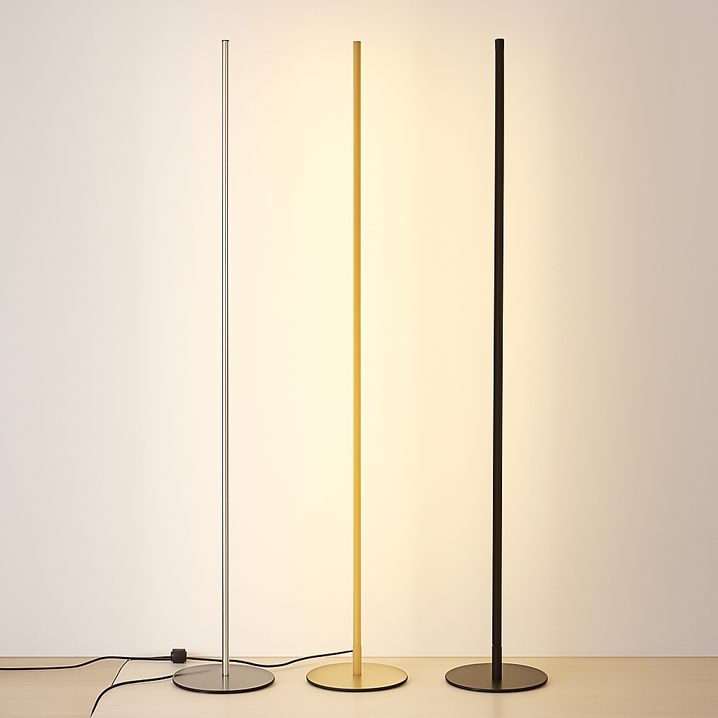 lampadaire moderne minimaliste à led pour intérieur élégant