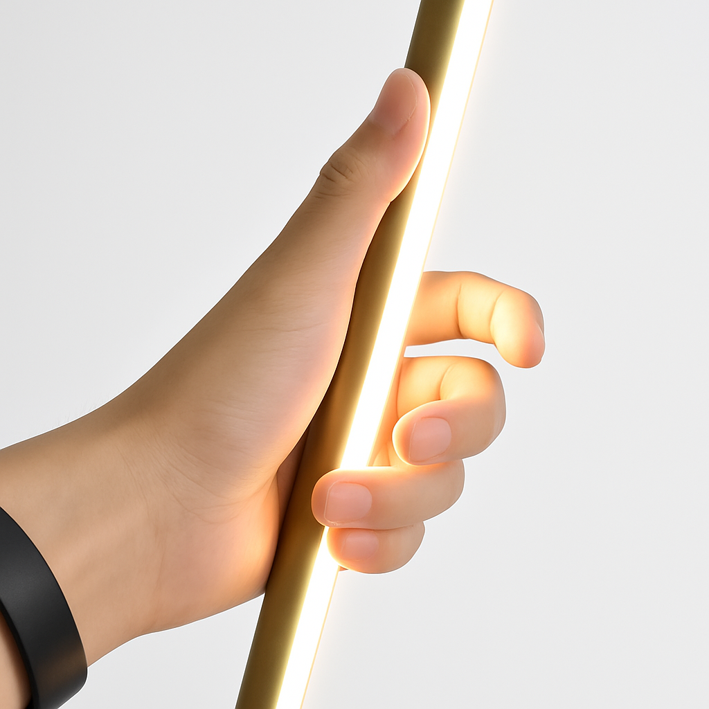 lampadaire moderne minimaliste à led pour intérieur élégant