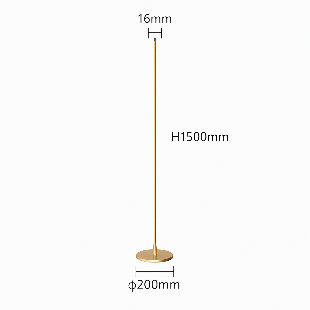 lampadaire moderne minimaliste à led pour intérieur élégant