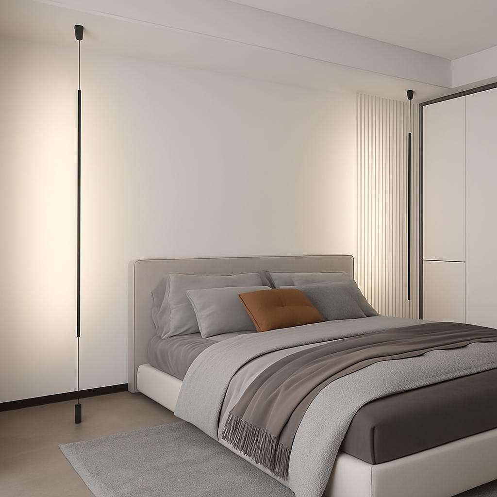 Lampadaire Noir Moderne LED Intérieur