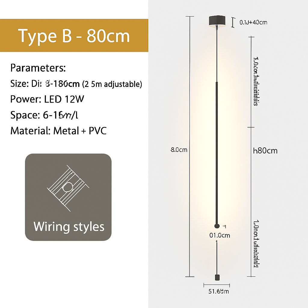 Lampadaire Noir Moderne LED Intérieur