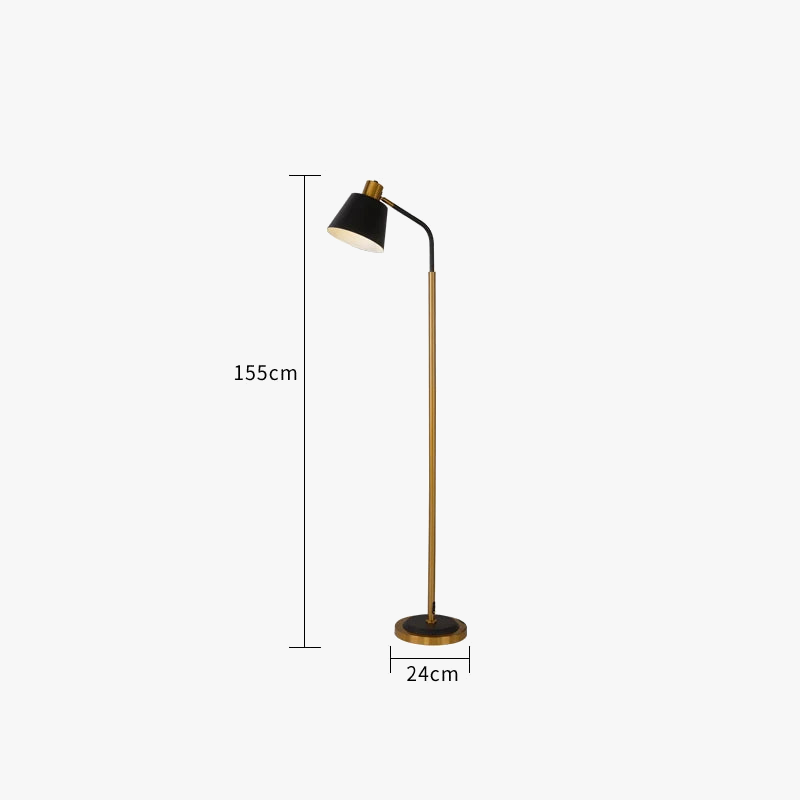 lampadaire nordique créatif avec interrupteur à pied décoratif