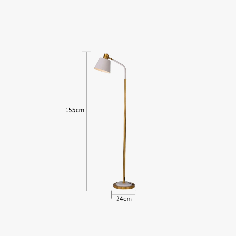 lampadaire nordique créatif avec interrupteur à pied décoratif