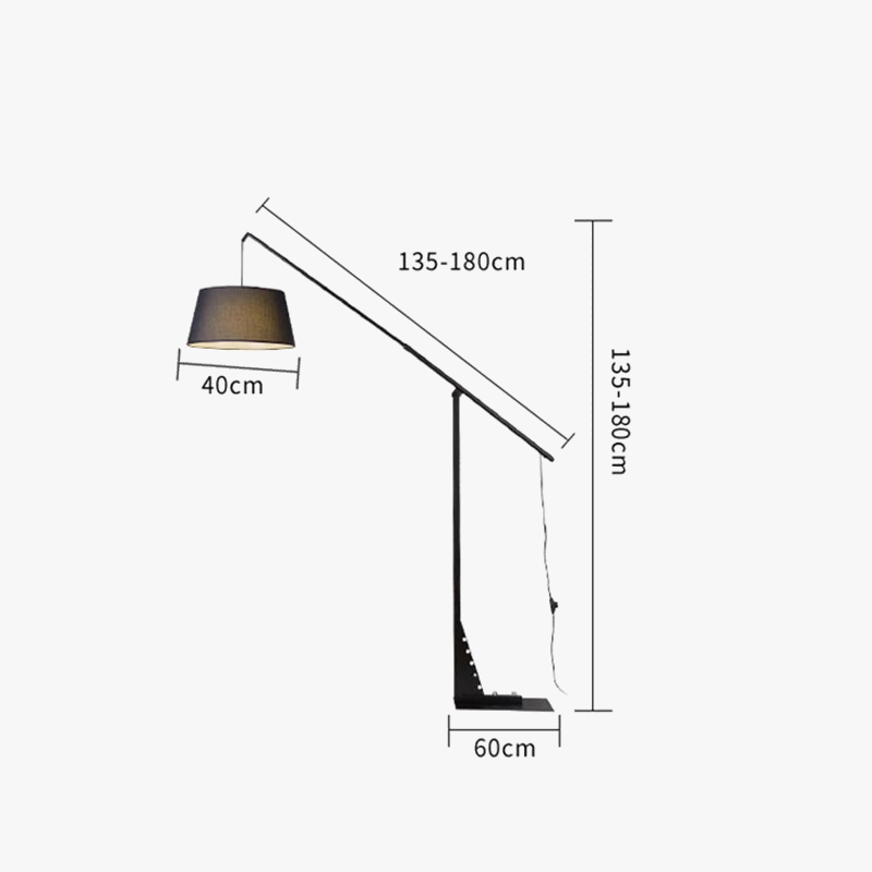 lampadaire nordique moderne et élégant pour décoration intérieure
