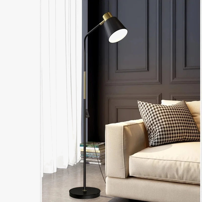 lampadaire nordique réglable à led pour éclairage décoratif
