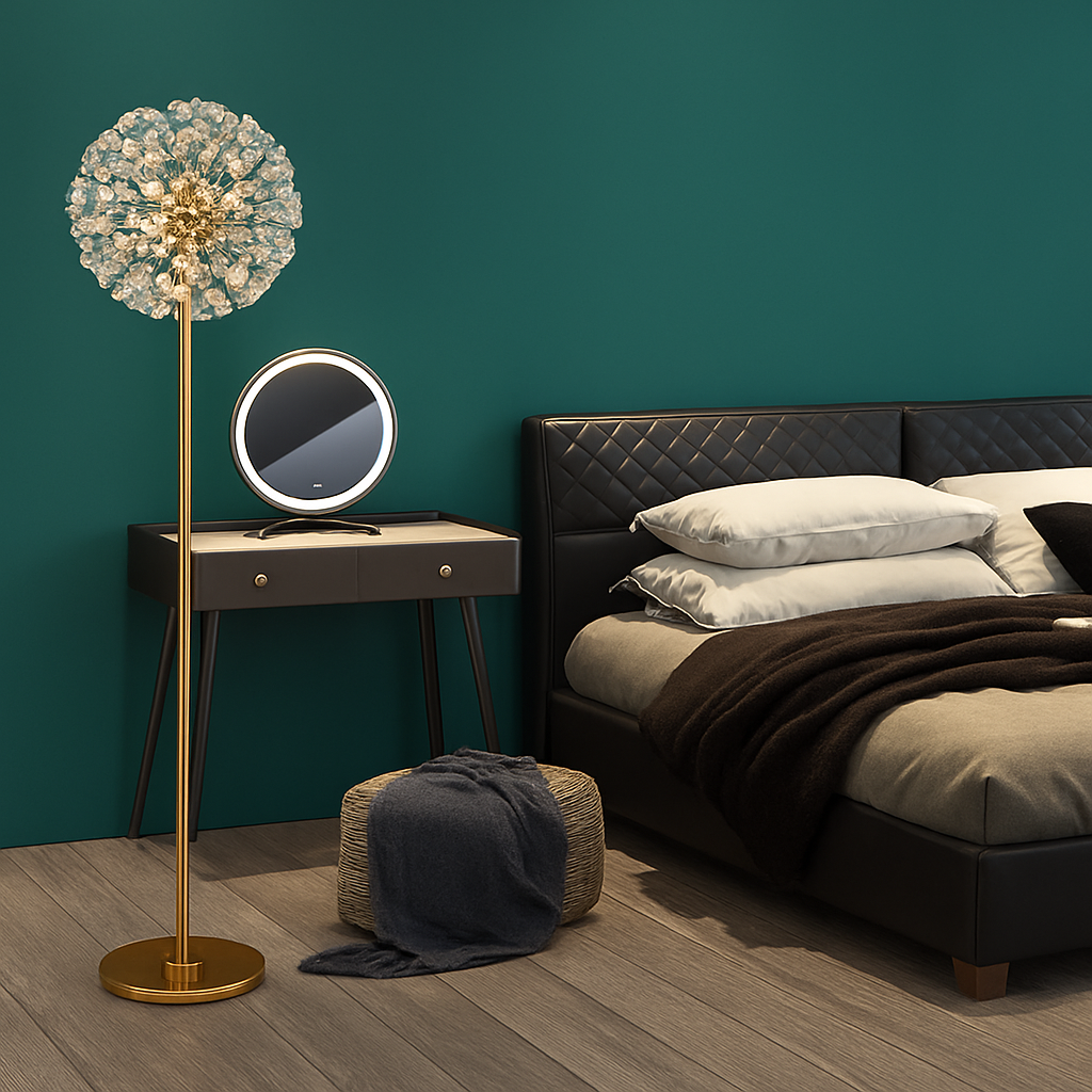 lampadaire pissenlit led pour décoration intérieure moderne
