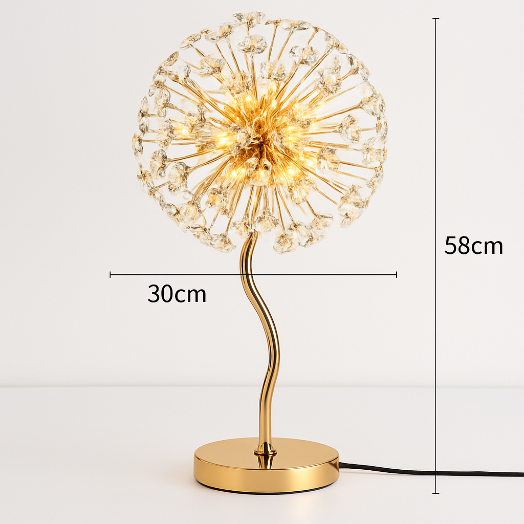 lampadaire pissenlit led pour décoration intérieure moderne