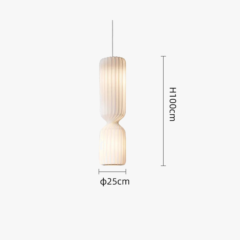 Lampadaire plissé nordique wabi sabi lampe en tissu blanc pour salon chambre Loft décor LED coin longue bande lumière sur pied